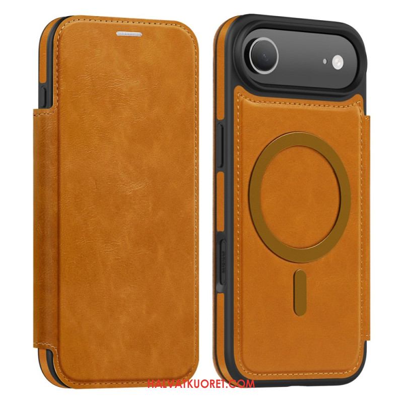 Nahkakotelo iPhone Air Magsafe-yhteensopiva Rfid-korttikotelon Kanssa Suojakuori