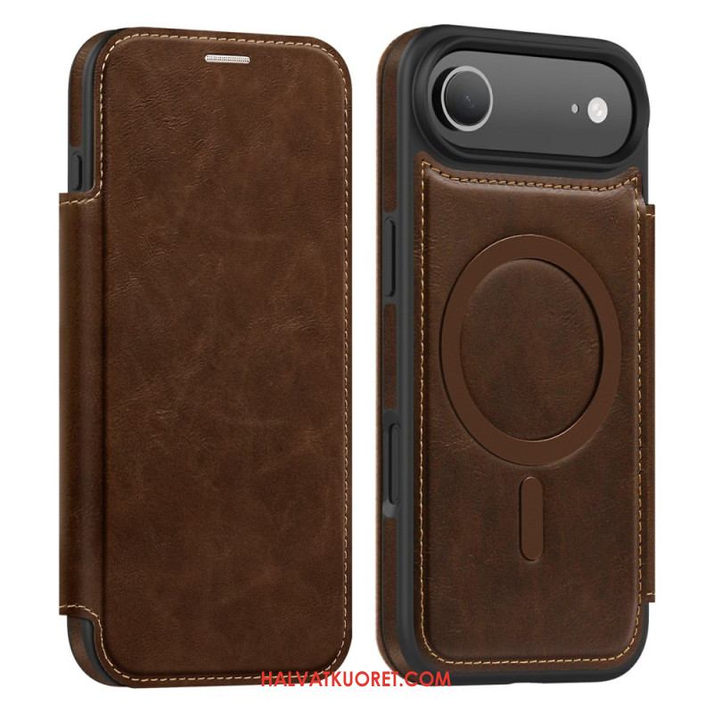 Nahkakotelo iPhone Air Magsafe-yhteensopiva Rfid-korttikotelon Kanssa Suojakuori