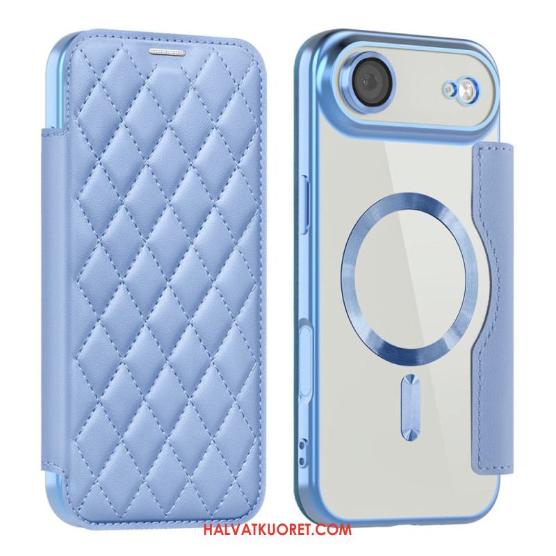 Nahkakotelo iPhone Air Puhelinkuoret Magsafe-yhteensopiva Tikattu