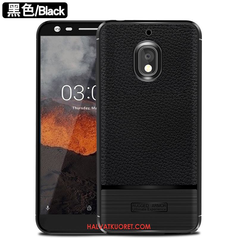 Nokia 2.1 Kuoret Silikoni Puhelimen Musta, Nokia 2.1 Kuori Kukkakuvio Suojaus