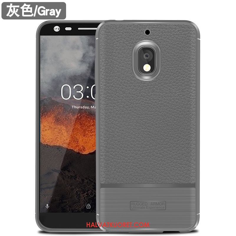 Nokia 2.1 Kuoret Silikoni Puhelimen Musta, Nokia 2.1 Kuori Kukkakuvio Suojaus