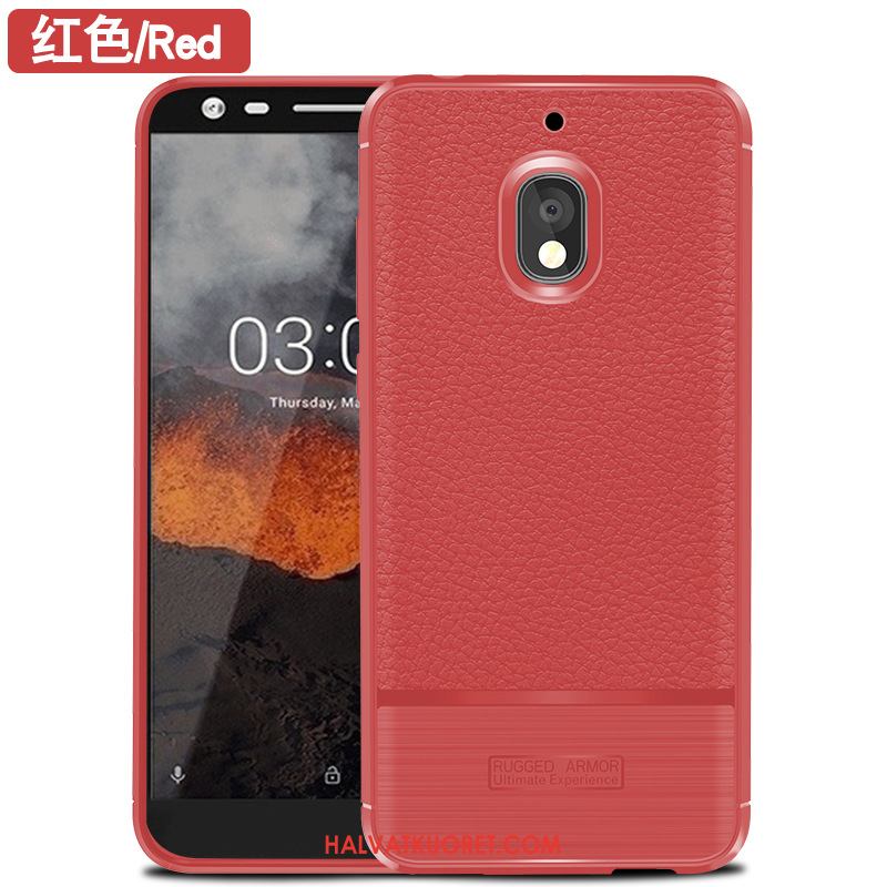 Nokia 2.1 Kuoret Silikoni Puhelimen Musta, Nokia 2.1 Kuori Kukkakuvio Suojaus