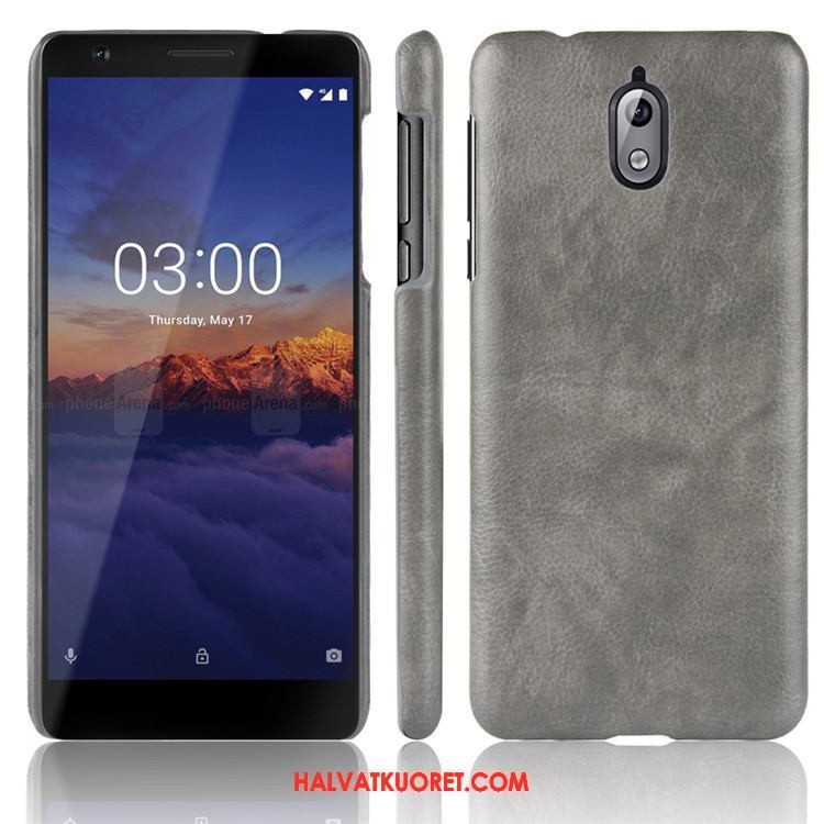 Nokia 3.1 Kuoret Kova Kukkakuvio Nahka, Nokia 3.1 Kuori Luova Kotelo Braun