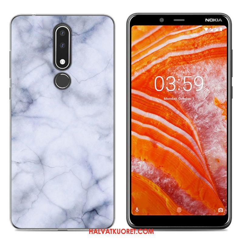 Nokia 3.1 Plus Kuoret Sarjakuva Yksinkertainen Uusi, Nokia 3.1 Plus Kuori Vihreä Puhelimen