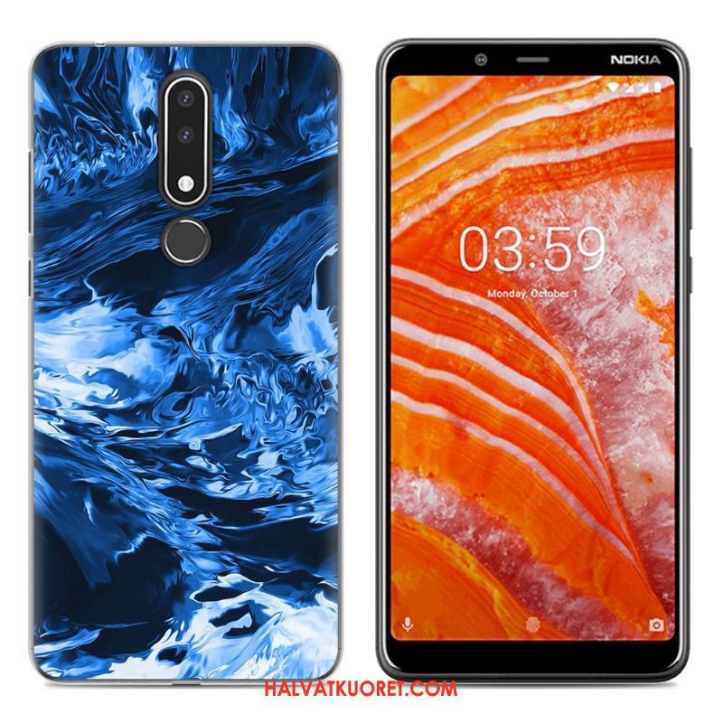 Nokia 3.1 Plus Kuoret Sarjakuva Yksinkertainen Uusi, Nokia 3.1 Plus Kuori Vihreä Puhelimen