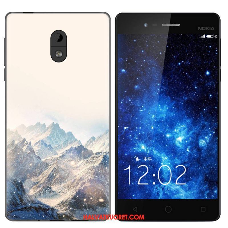 Nokia 3 Kuoret Pehmeä Neste Sininen Kotelo, Nokia 3 Kuori Maisema Trendi