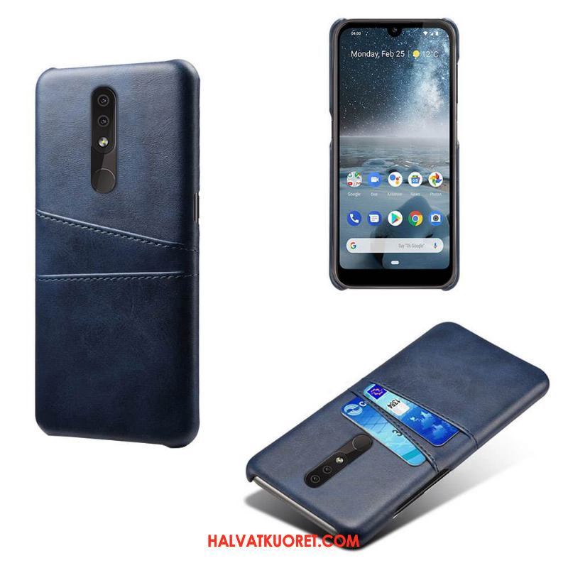 Nokia 4.2 Kuoret Oranssi Puhelimen Suojaus, Nokia 4.2 Kuori Kotelo Kortti