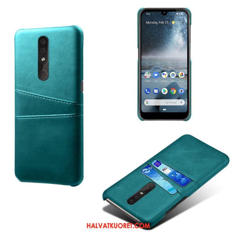 Nokia 4.2 Kuoret Oranssi Puhelimen Suojaus, Nokia 4.2 Kuori Kotelo Kortti