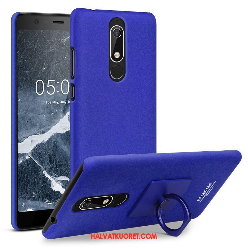 Nokia 5.1 Kuoret Tuki Rengas, Nokia 5.1 Kuori Niitti Musta