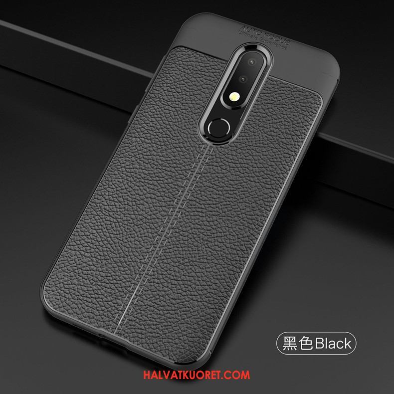 Nokia 5.1 Plus Kuoret All Inclusive Pehmeä Neste Silikoni, Nokia 5.1 Plus Kuori Suojaus Puhelimen