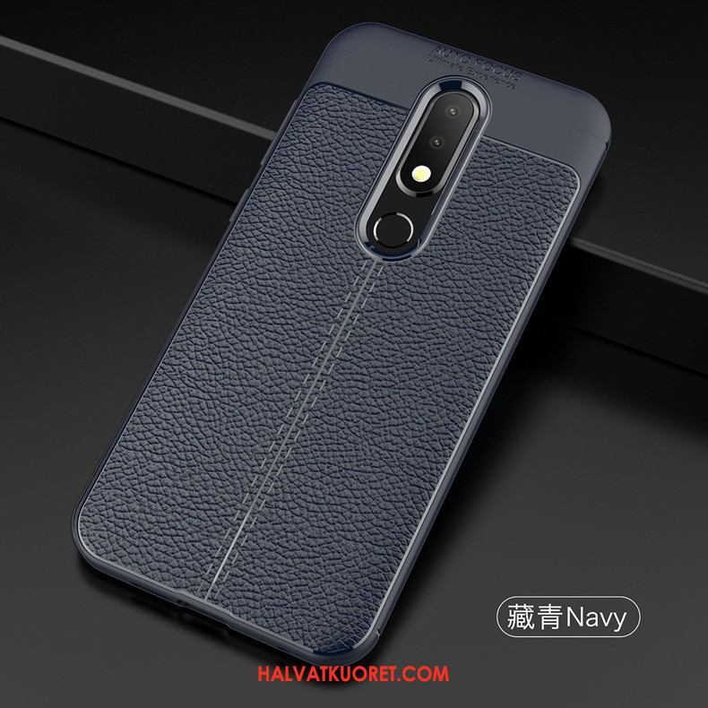Nokia 5.1 Plus Kuoret All Inclusive Pehmeä Neste Silikoni, Nokia 5.1 Plus Kuori Suojaus Puhelimen