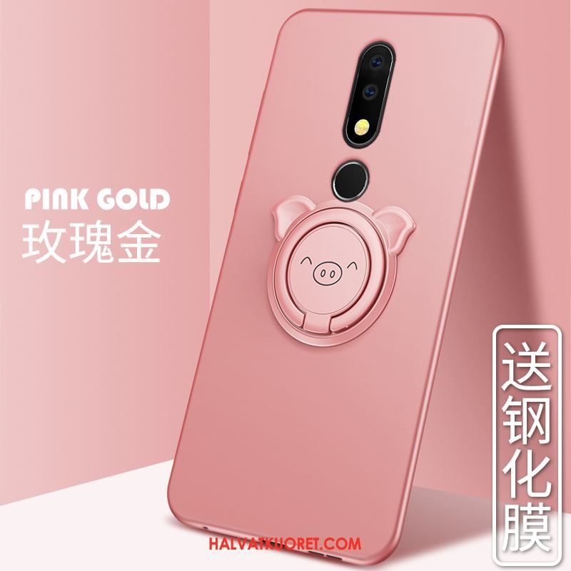 Nokia 5.1 Plus Kuoret Pehmeä Neste All Inclusive Puhelimen, Nokia 5.1 Plus Kuori Net Red Suojaus