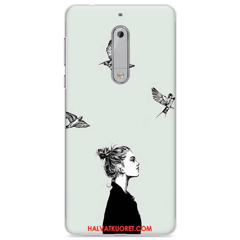 Nokia 5 Kuoret Puhelimen Maalaus Keltainen, Nokia 5 Kuori Rakastunut