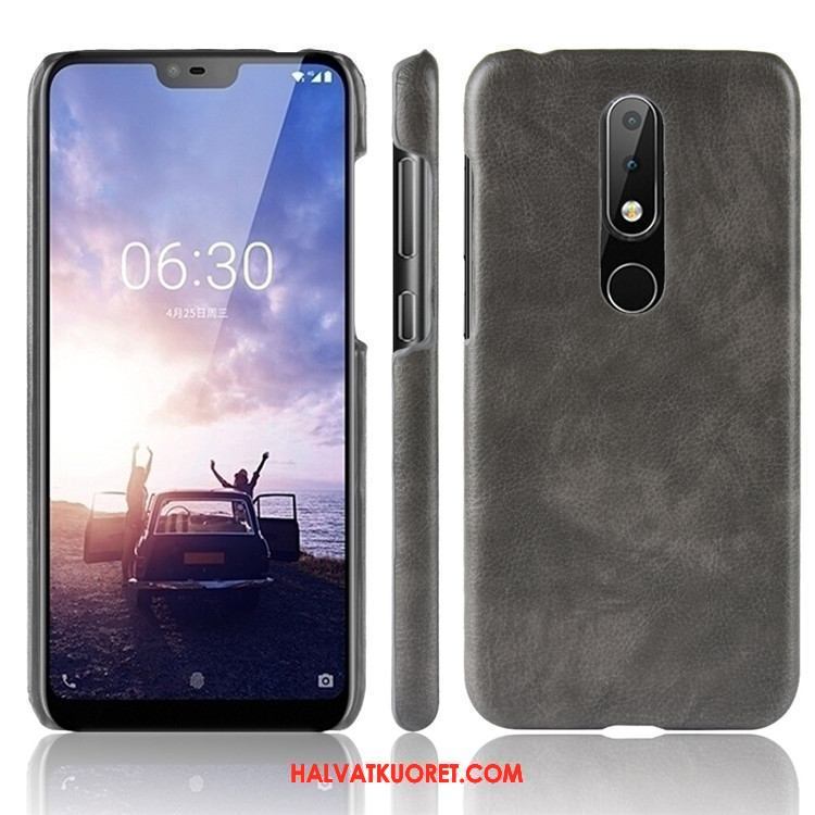 Nokia 6.1 Kuoret Litsi Kova Trendi, Nokia 6.1 Kuori Puhelimen Suojaus