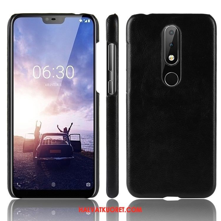 Nokia 6.1 Kuoret Litsi Kova Trendi, Nokia 6.1 Kuori Puhelimen Suojaus