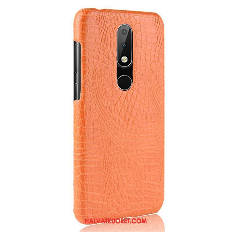 Nokia 6.1 Kuoret Puhelimen Suojaus Nahka, Nokia 6.1 Kuori Valo