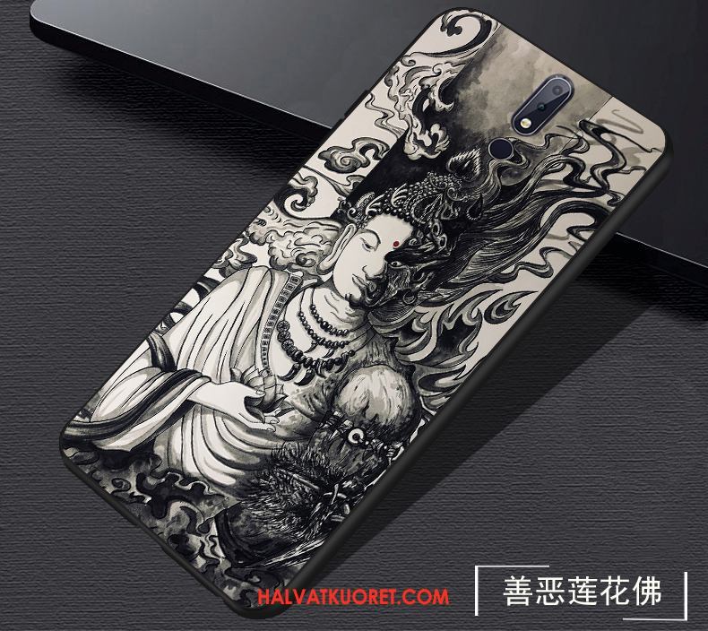 Nokia 7.1 Kuoret Puhelimen Buddha, Nokia 7.1 Kuori Beige Farbe