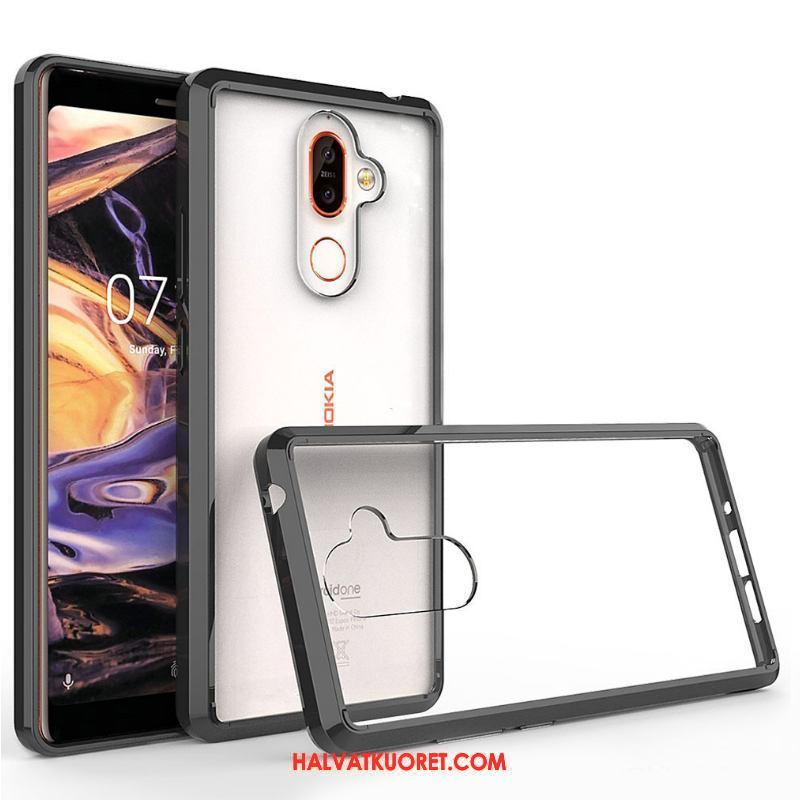 Nokia 7 Plus Kuoret Kotelo Suojaus Valkoinen, Nokia 7 Plus Kuori Puhelimen Kehys