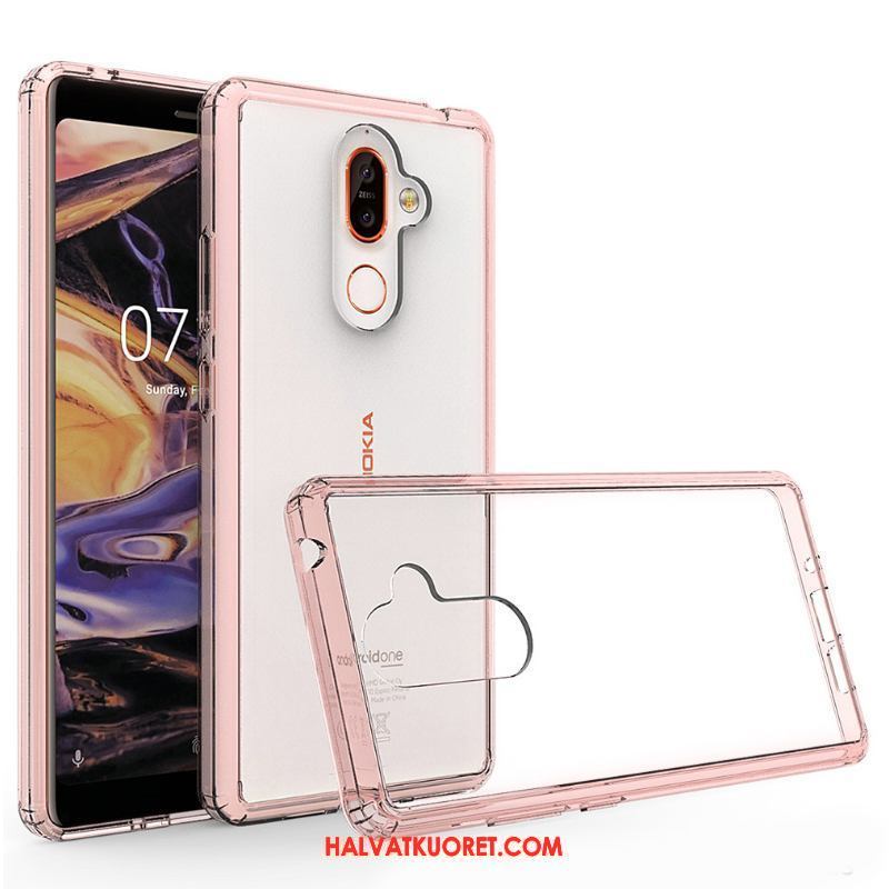 Nokia 7 Plus Kuoret Kotelo Suojaus Valkoinen, Nokia 7 Plus Kuori Puhelimen Kehys