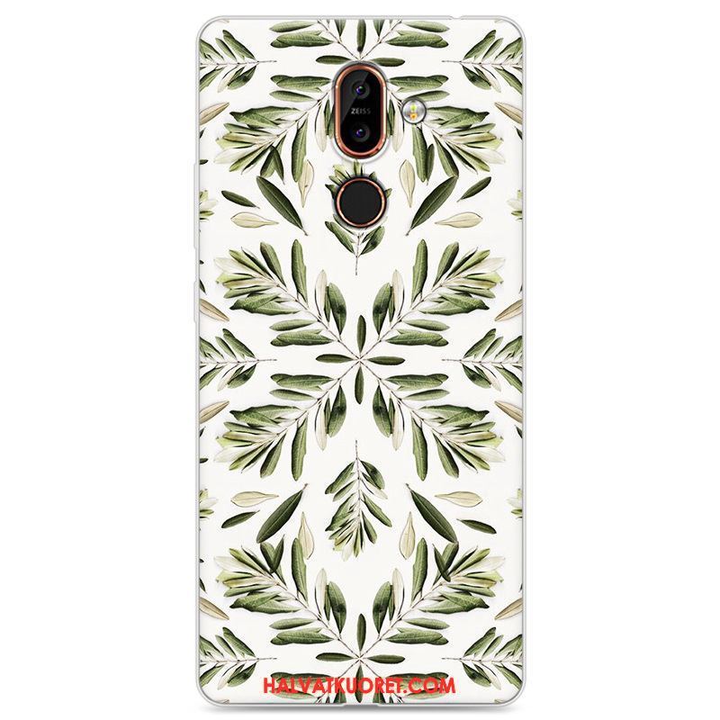 Nokia 7 Plus Kuoret Kotelo Tummansininen Pehmeä Neste, Nokia 7 Plus Kuori Murtumaton Suojaus