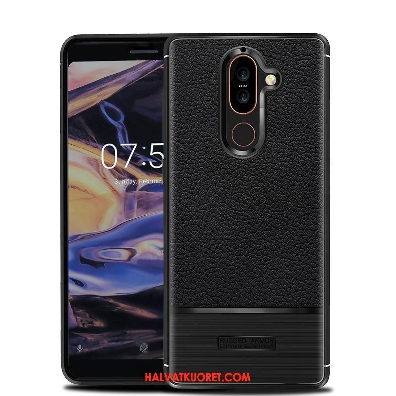 Nokia 7 Plus Kuoret Musta Murtumaton, Nokia 7 Plus Kuori Puhelimen Suojaus