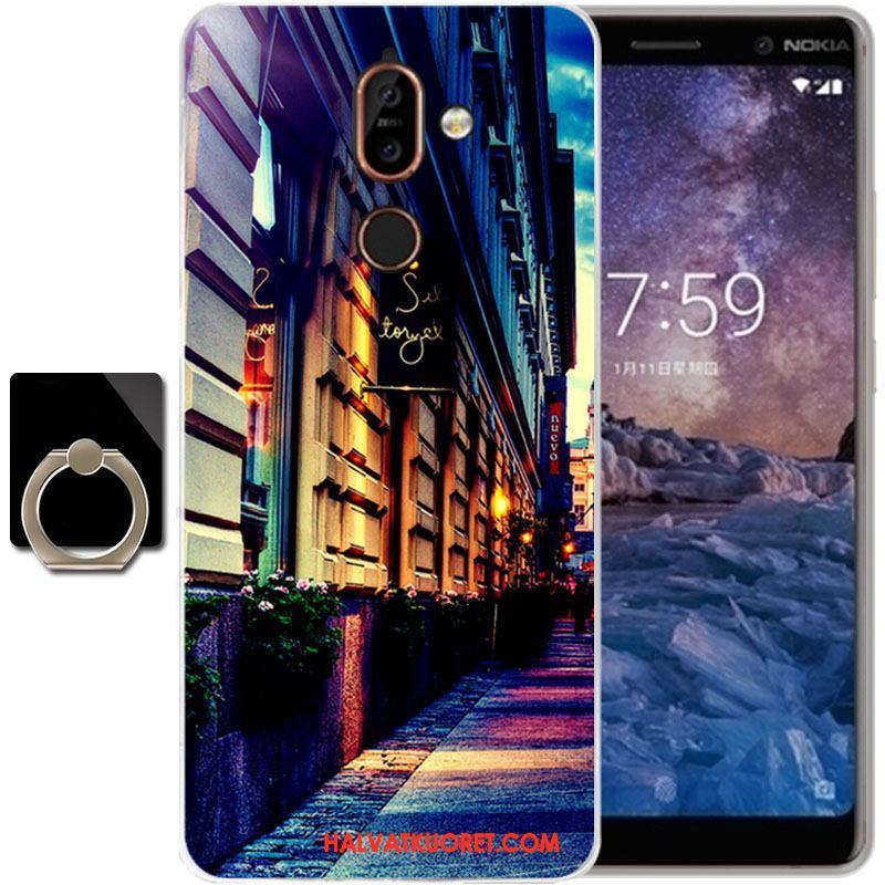 Nokia 7 Plus Kuoret Pehmeä Neste Suojaus, Nokia 7 Plus Kuori All Inclusive Sarjakuva