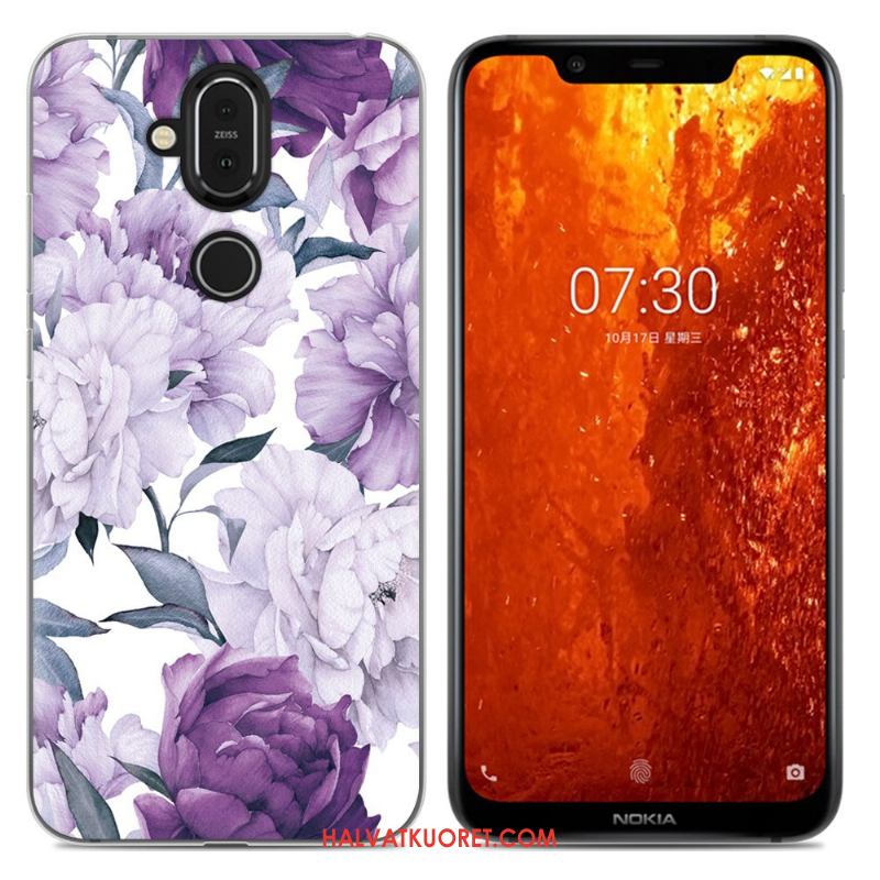 Nokia 8.1 Kuoret Violetti All Inclusive, Nokia 8.1 Kuori Kotelo Sarjakuva