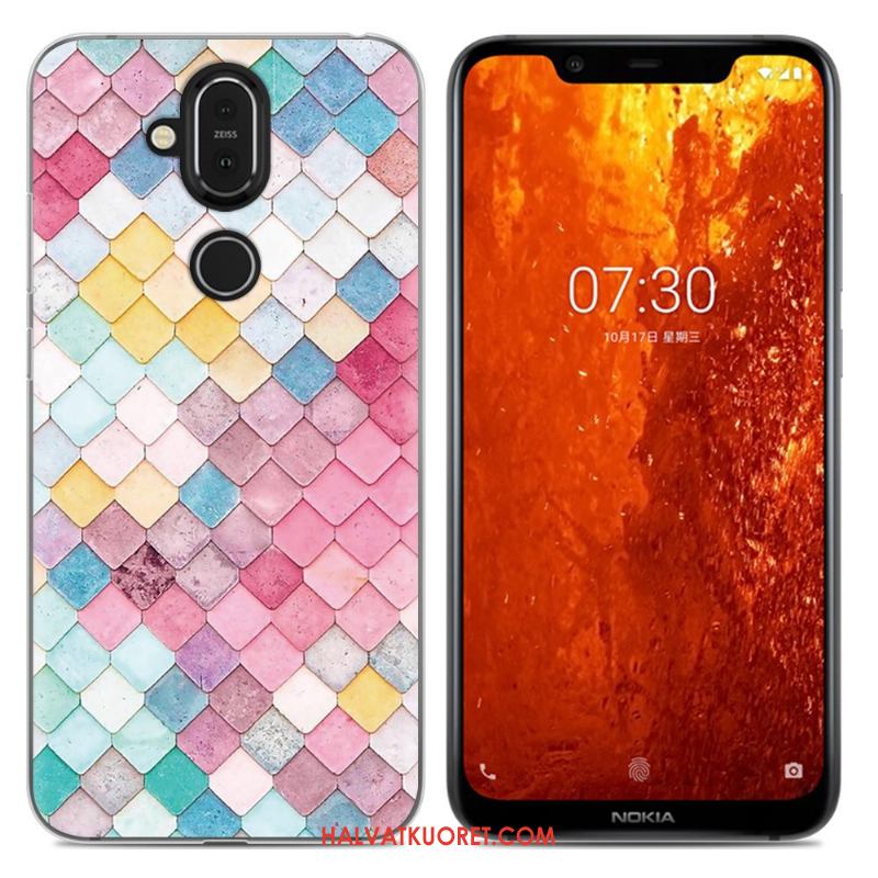 Nokia 8.1 Kuoret Violetti All Inclusive, Nokia 8.1 Kuori Kotelo Sarjakuva