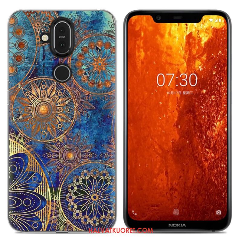 Nokia 8.1 Kuoret Violetti All Inclusive, Nokia 8.1 Kuori Kotelo Sarjakuva