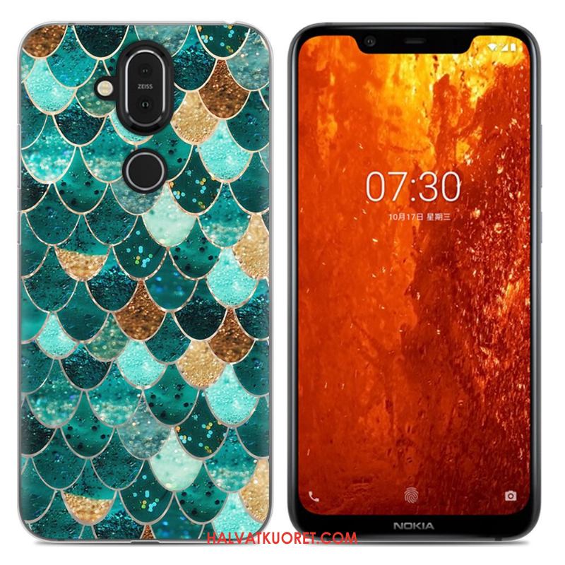 Nokia 8.1 Kuoret Violetti All Inclusive, Nokia 8.1 Kuori Kotelo Sarjakuva