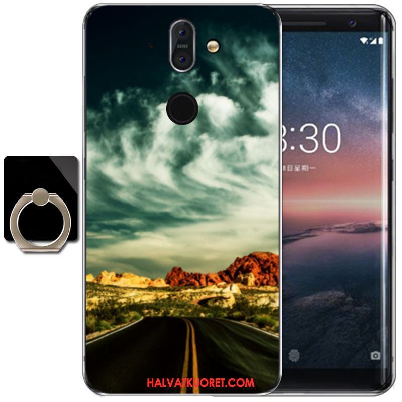 Nokia 8 Sirocco Kuoret Silikoni Violetti Puhelimen, Nokia 8 Sirocco Kuori Suojaus Pehmeä Neste