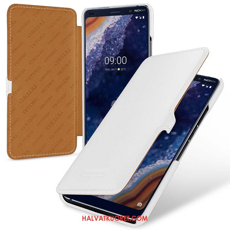 Nokia 9 Pureview Kuoret Tuuli Suojaus Aito Nahka, Nokia 9 Pureview Kuori Kotelo Pu