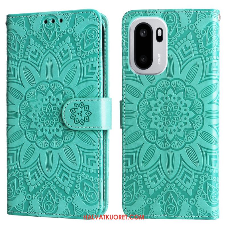 Oneplus 15r Auringonkukkakuvio