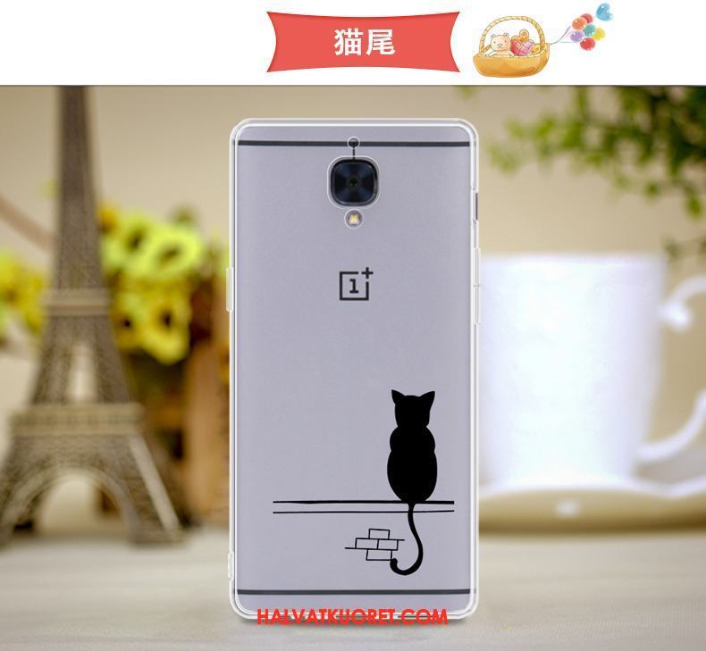 Oneplus 3 Kuoret Puhelimen Pehmeä Neste Ultra, Oneplus 3 Kuori Läpinäkyvä Takakansi