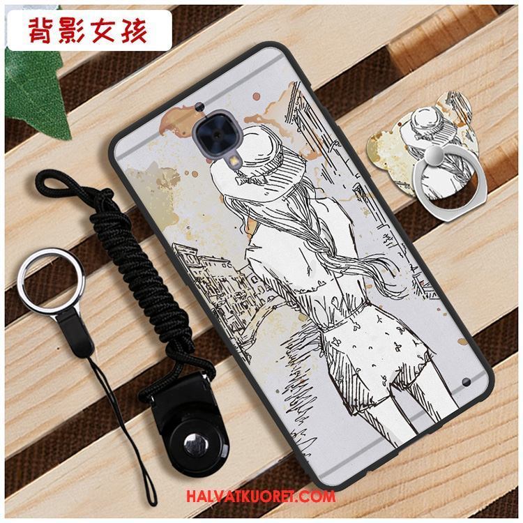 Oneplus 3t Kuoret Murtumaton Valkoinen Luova, Oneplus 3t Kuori All Inclusive Pesty Suede