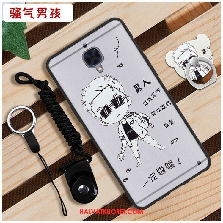Oneplus 3t Kuoret Murtumaton Valkoinen Luova, Oneplus 3t Kuori All Inclusive Pesty Suede