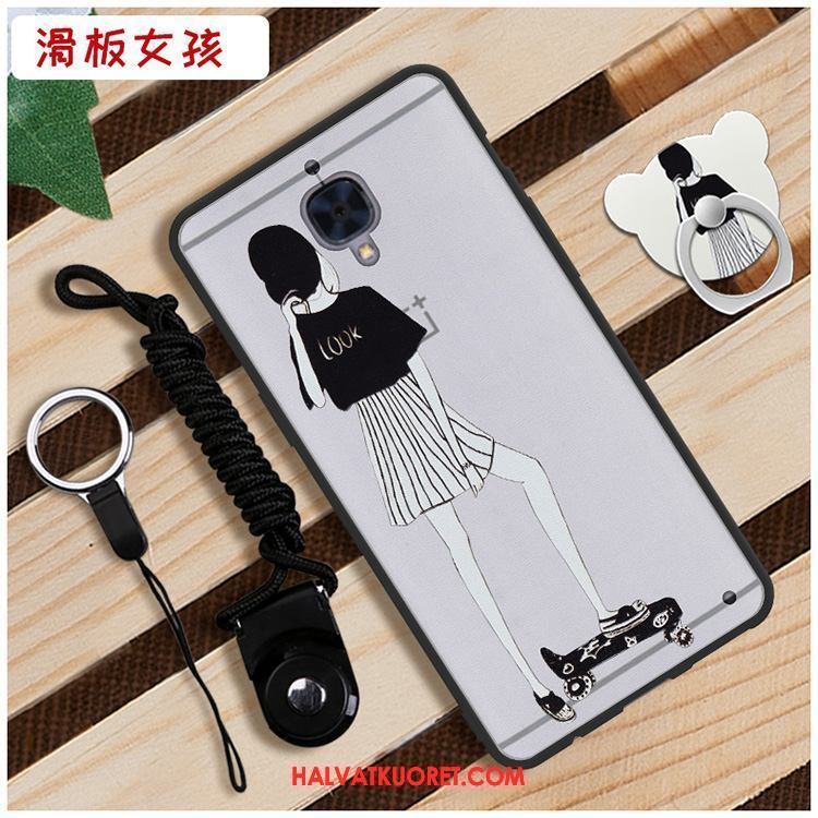 Oneplus 3t Kuoret Murtumaton Valkoinen Luova, Oneplus 3t Kuori All Inclusive Pesty Suede