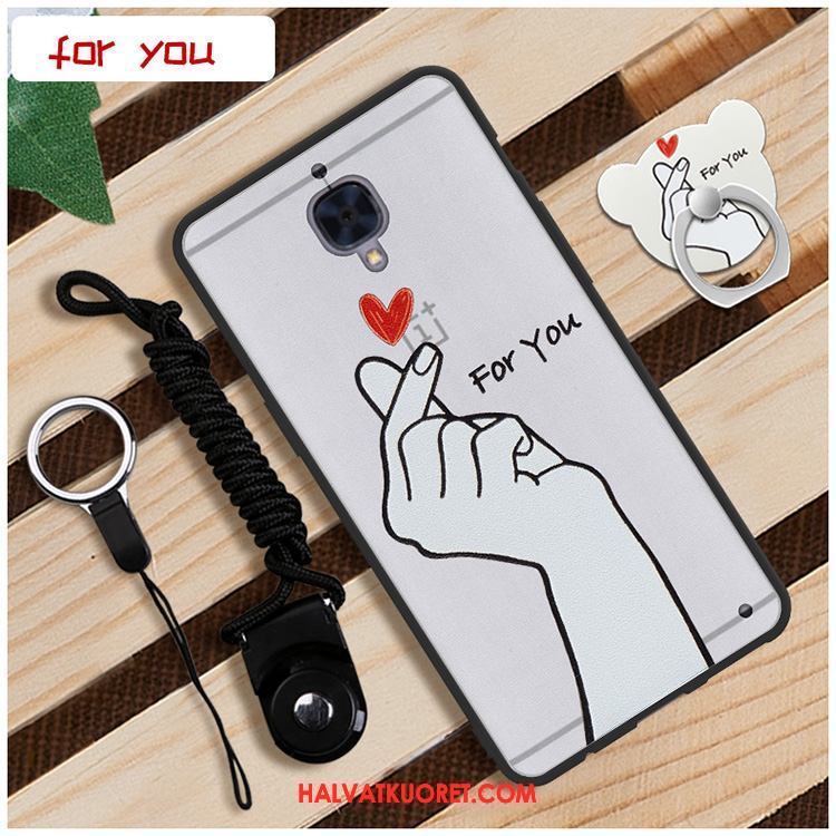 Oneplus 3t Kuoret Murtumaton Valkoinen Luova, Oneplus 3t Kuori All Inclusive Pesty Suede