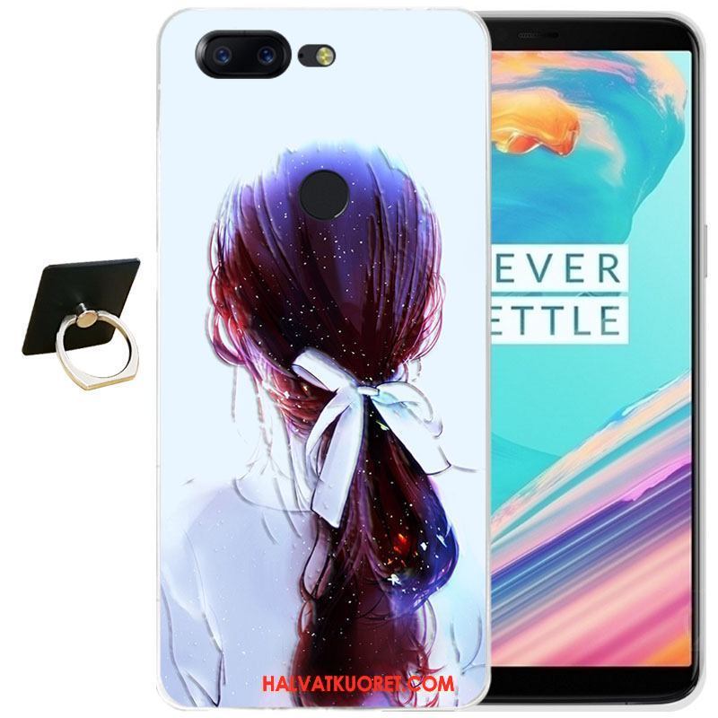 Oneplus 5t Kuoret Läpinäkyvä Tummansininen Kotelo, Oneplus 5t Kuori Kohokuviointi