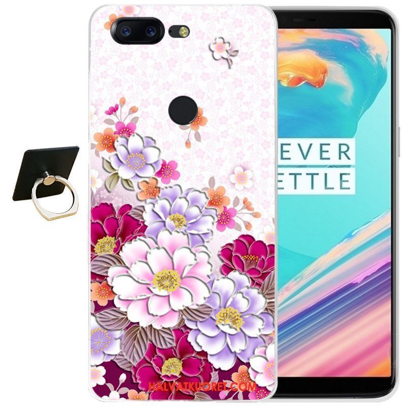 Oneplus 5t Kuoret Läpinäkyvä Tummansininen Kotelo, Oneplus 5t Kuori Kohokuviointi