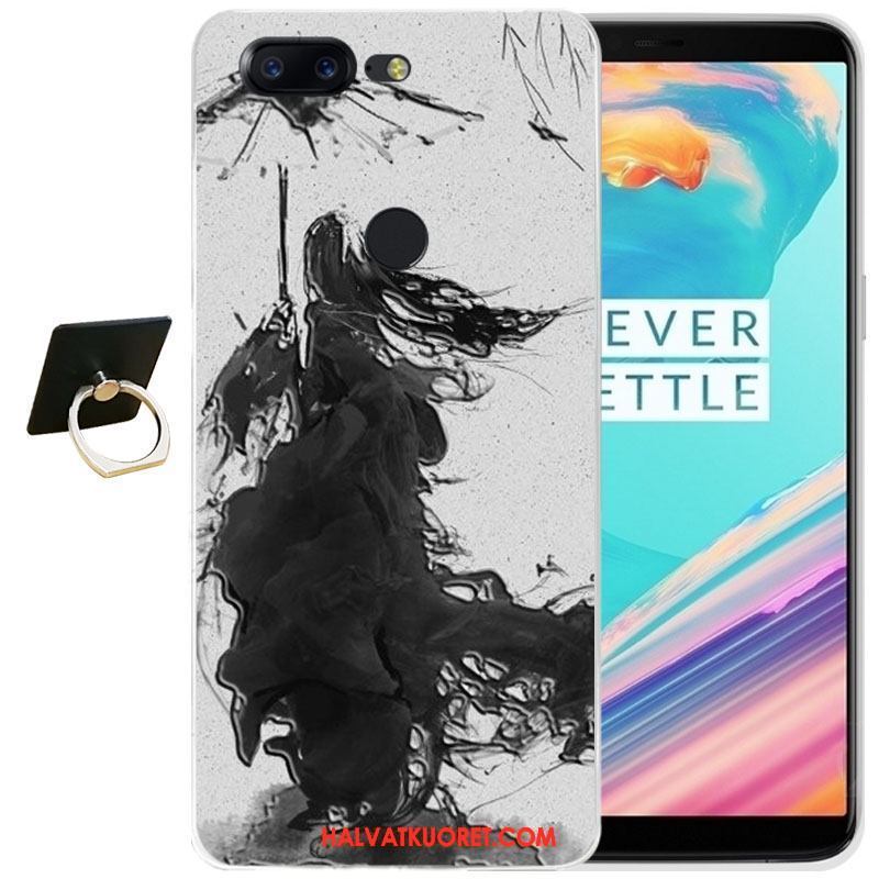 Oneplus 5t Kuoret Läpinäkyvä Tummansininen Kotelo, Oneplus 5t Kuori Kohokuviointi