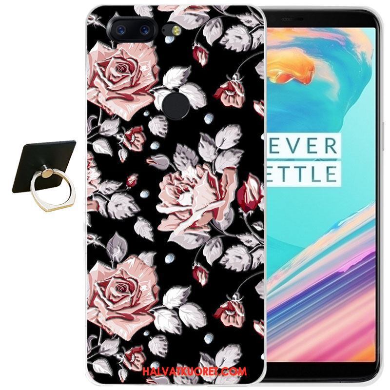 Oneplus 5t Kuoret Läpinäkyvä Tummansininen Kotelo, Oneplus 5t Kuori Kohokuviointi