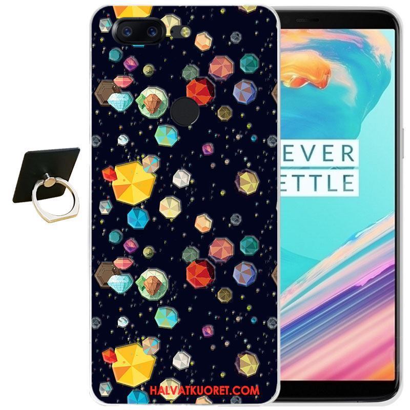 Oneplus 5t Kuoret Läpinäkyvä Tummansininen Kotelo, Oneplus 5t Kuori Kohokuviointi