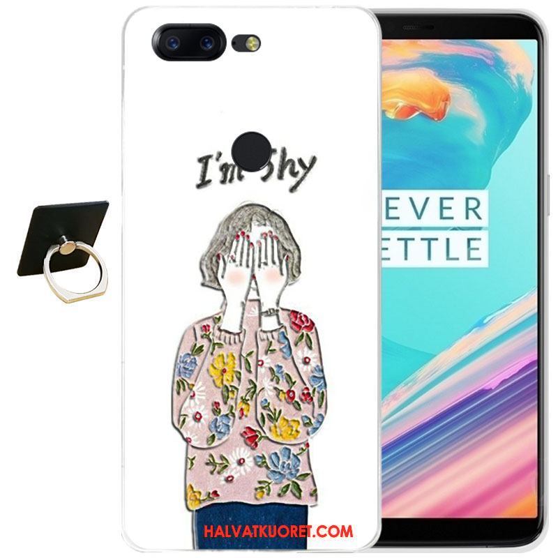 Oneplus 5t Kuoret Läpinäkyvä Tummansininen Kotelo, Oneplus 5t Kuori Kohokuviointi