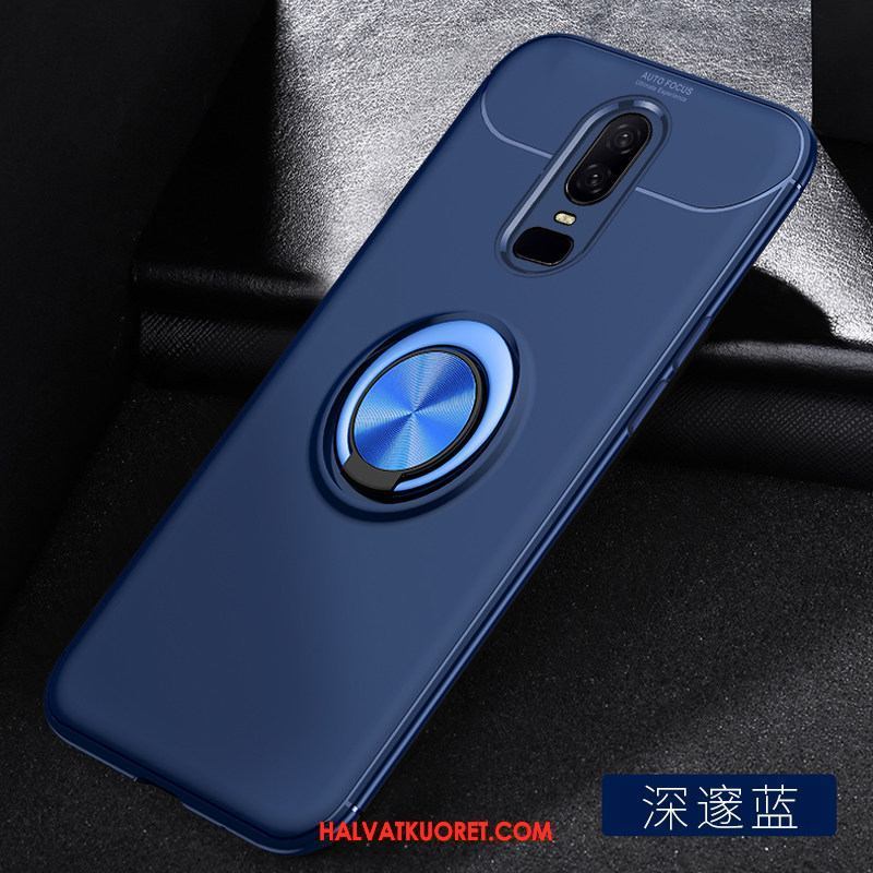 Oneplus 6 Kuoret All Inclusive Trendi Pesty Suede, Oneplus 6 Kuori Silikoni Takakansi