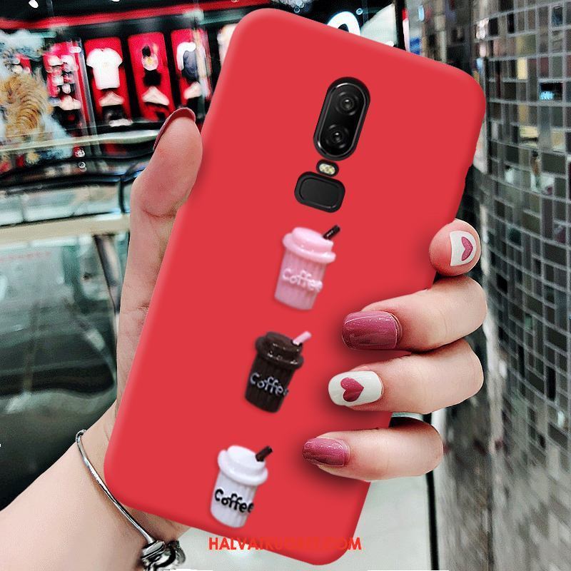 Oneplus 6 Kuoret Pehmeä Neste Jauhe Pesty Suede, Oneplus 6 Kuori Tila Ohut