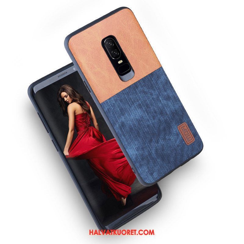 Oneplus 6 Kuoret Puhelimen Pesty Suede, Oneplus 6 Kuori All Inclusive Suojaus