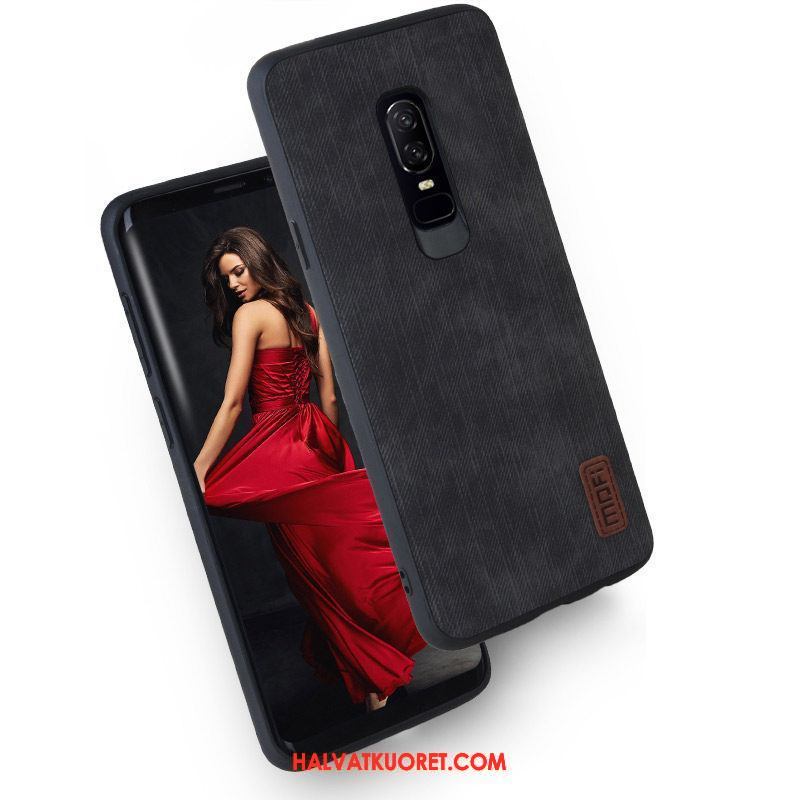 Oneplus 6 Kuoret Puhelimen Pesty Suede, Oneplus 6 Kuori All Inclusive Suojaus