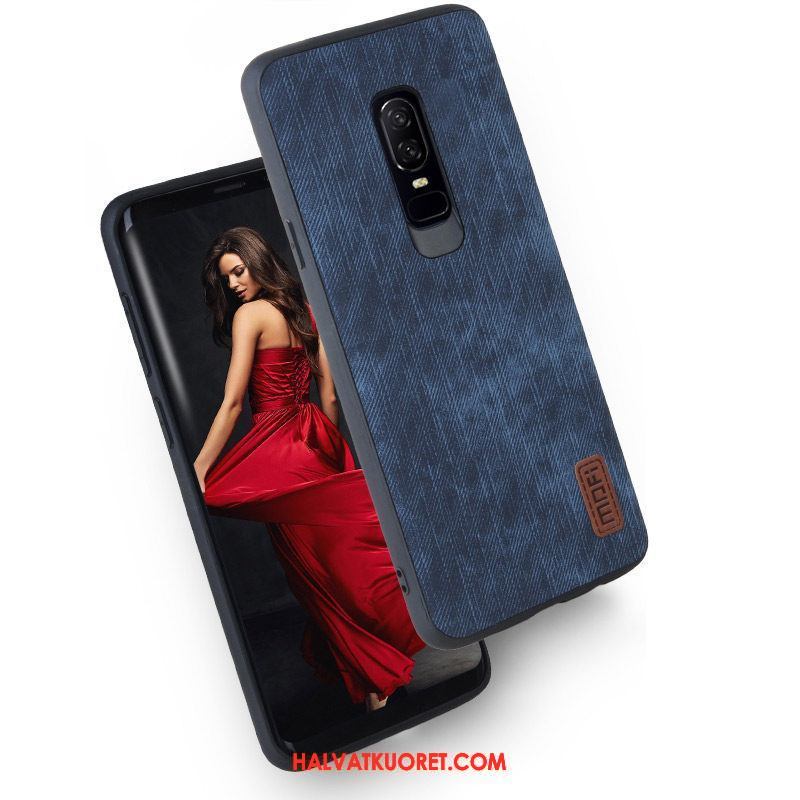 Oneplus 6 Kuoret Puhelimen Pesty Suede, Oneplus 6 Kuori All Inclusive Suojaus