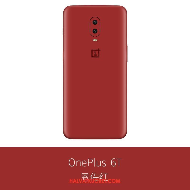 Oneplus 6t Kuoret Puhelimen Aito Nahka Ohut, Oneplus 6t Kuori All Inclusive Muokata Braun